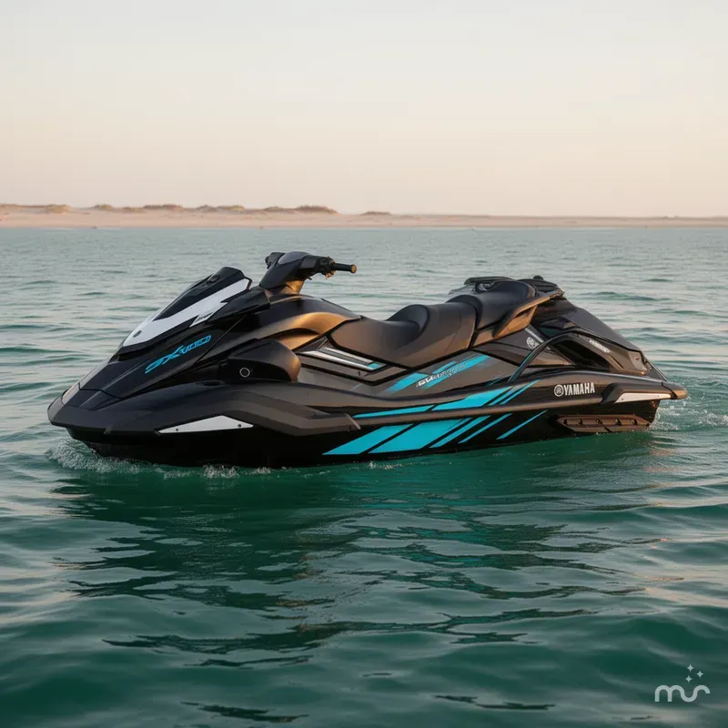Slide: The Image of Yamaha FX SVHO W/AUDIO-BLACK/CYAN 2025 - 0