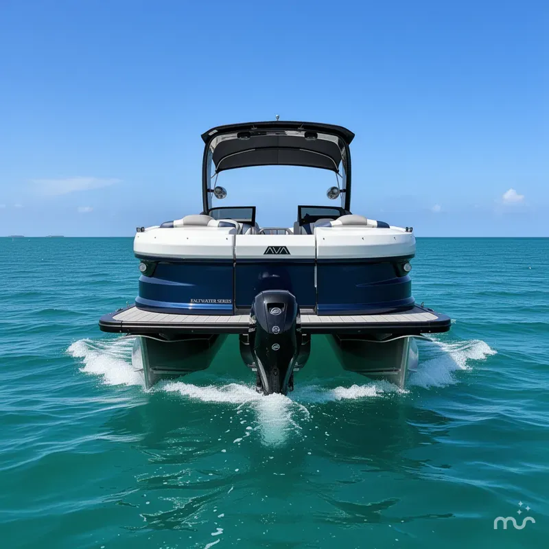 Slide: The Image of Avalon 2785 Excalibur Carbon Series, Windshield Elite, Tri Toon, High Performanc, Mercury 400 V-10 Verado 2025 - 2