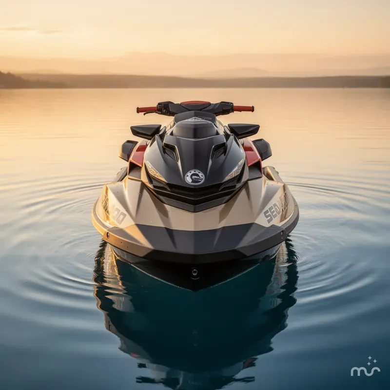 Slide: The Image of Sea-Doo RXP-X™ 325 Tech, BRP Premium A, iBR Metallic Tan 2025 - 1