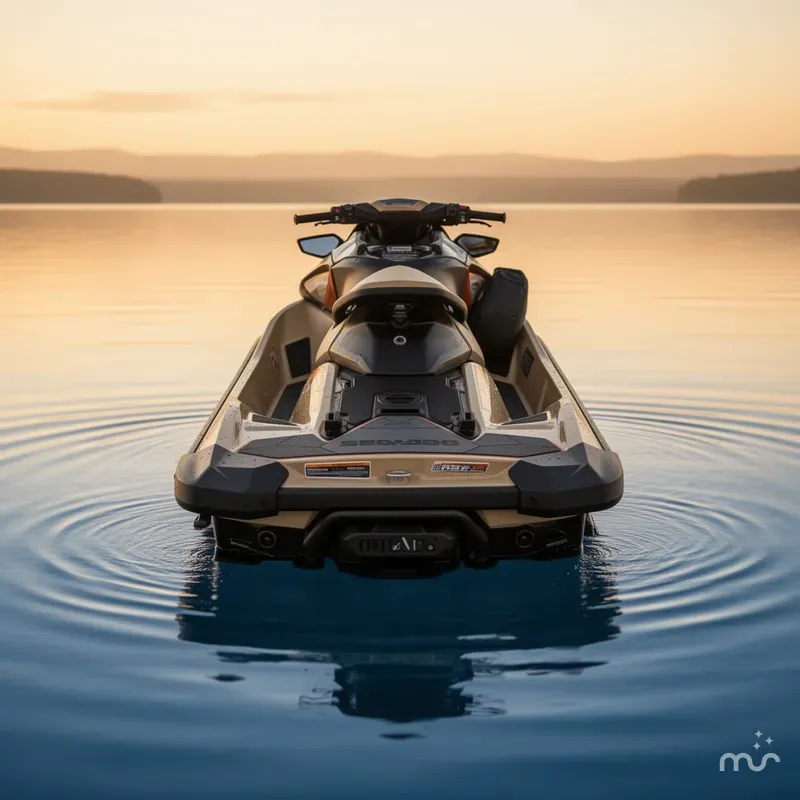 Slide: The Image of Sea-Doo RXP-X™ 325 Tech, BRP Premium A, iBR Metallic Tan 2025 - 3