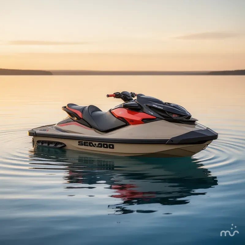 Slide: The Image of Sea-Doo RXP-X™ 325 Tech, BRP Premium A, iBR Metallic Tan 2025 - 4