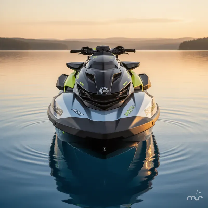 Slide: The Image of Sea-Doo RXP-X™ 325 Tech, BRP Premium A, Ibr Ice Metal / 2025 - 1