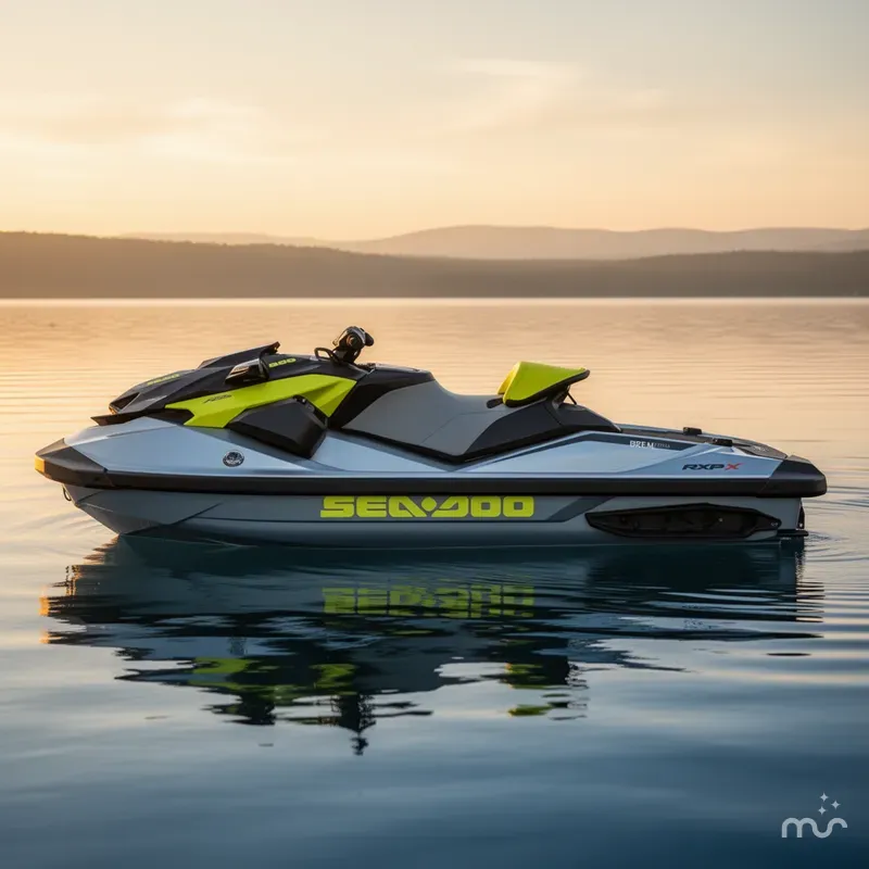 Slide: The Image of Sea-Doo RXP-X™ 325 Tech, BRP Premium A, Ibr Ice Metal / 2025 - 2