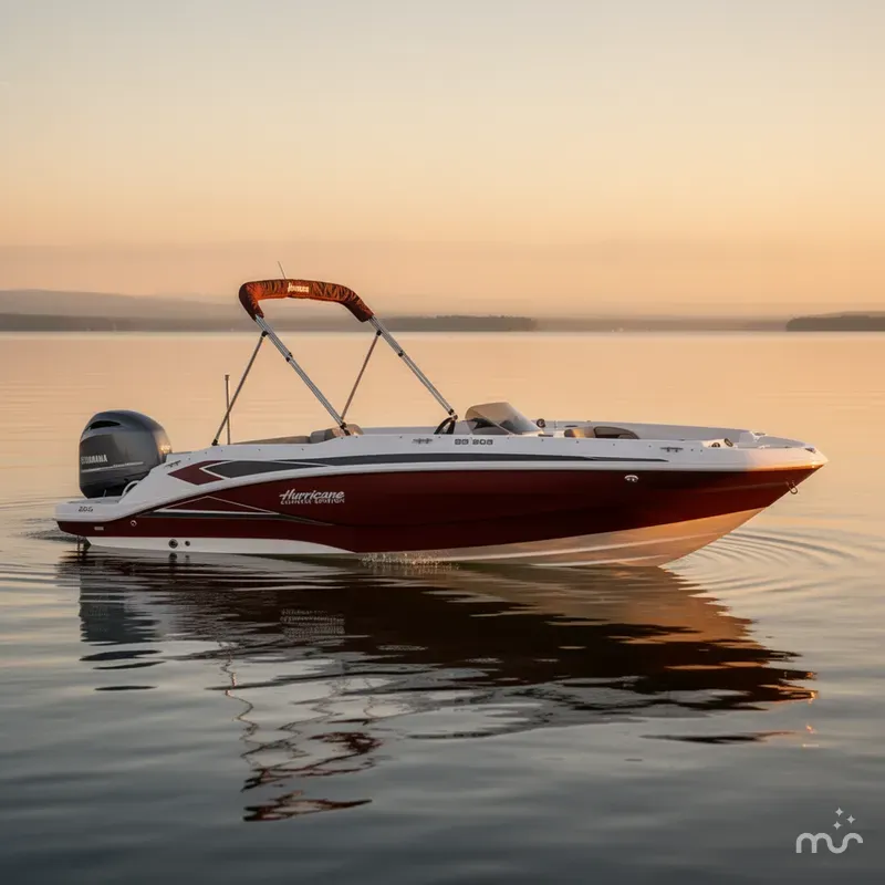 Slide: The Image of Hurricane SunDeck Sport 205 OB 2022 - 0