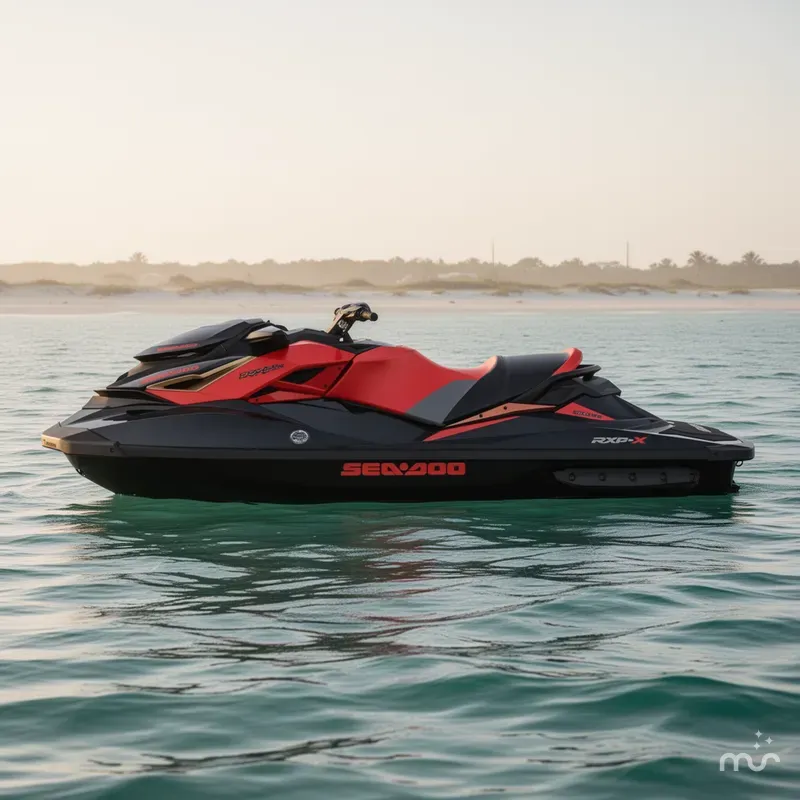 Slide: The Image of Sea-Doo RXP-X 300 Eclipse Black And Lava Red 2020 - 2