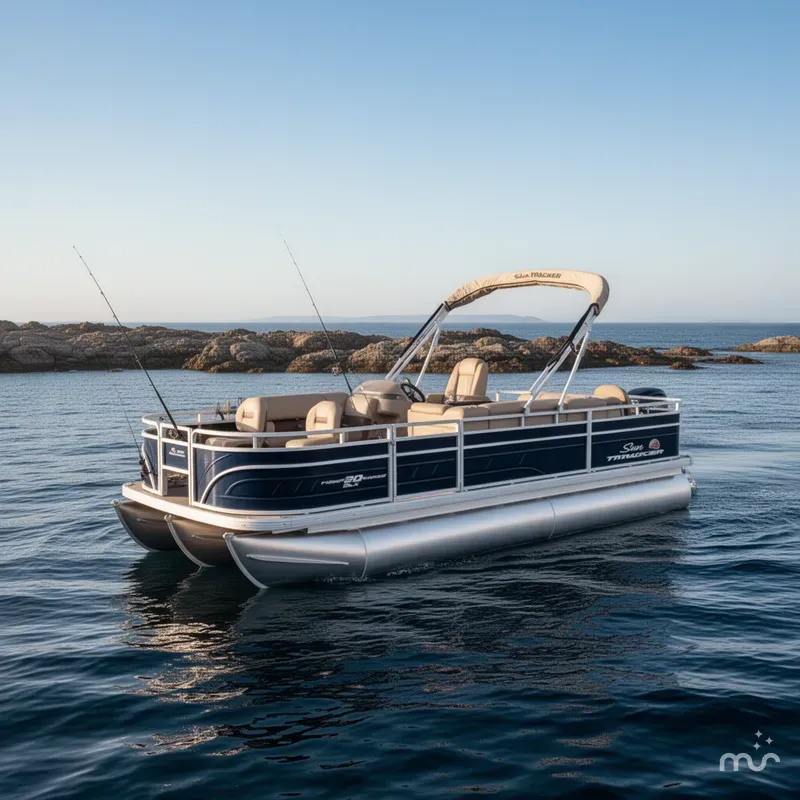 Slide: The Image of Sun Tracker Fishin' Barge 20 DLX 2025 - 4