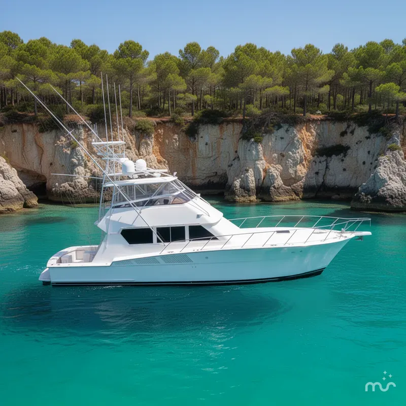 Slide: The Image of Hatteras 58 Sportfish 1990 - 2