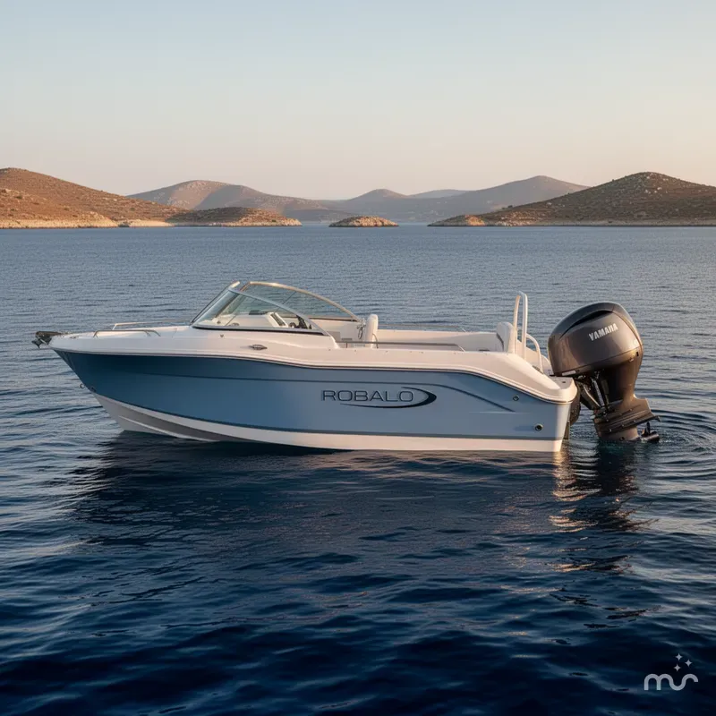 Slide: The Image of Robalo R207 Dual Console 2025 - 2