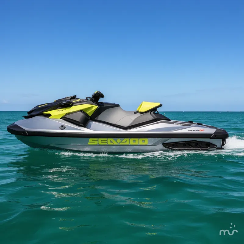 Slide: The Image of Sea-Doo RXP-X™ 325 Tech, BRP Premium A, Ibr Ice Metal / Ma 2025 - 2