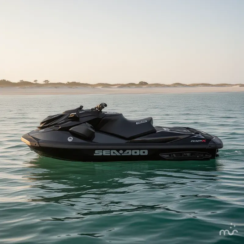 Slide: The Image of Sea-Doo RXP-X 300 Tech Package Ibr Triple Black 2023 - 1