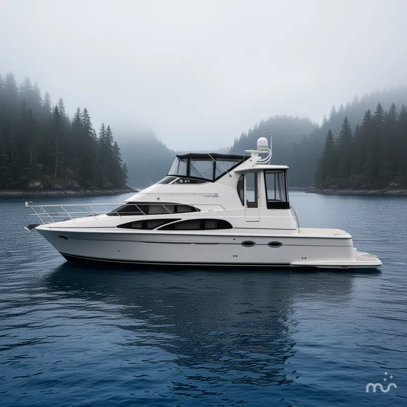 Slide: The Image of Carver Yachts 44 Cockpit Motor Yacht 2005 - 2