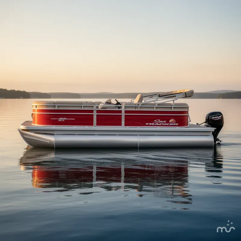Slide: The Image of Sun Tracker Party Barge 20 DLX 2025 - 0