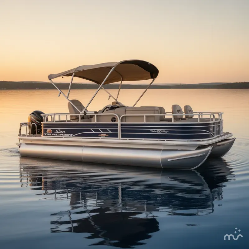 Slide: The Image of Sun Tracker Fishin' Barge 20 DLX 2023 - 0