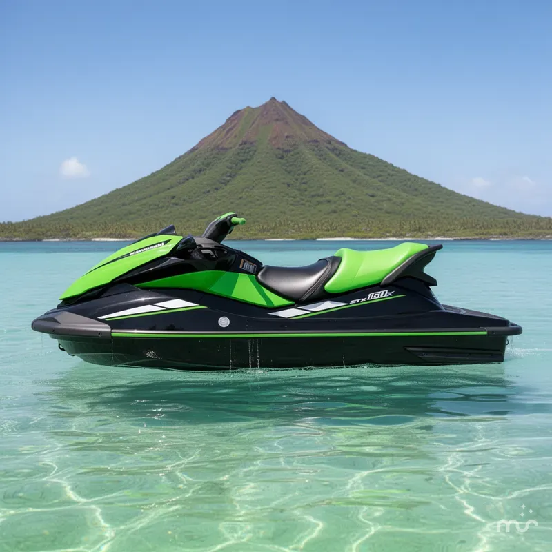 Slide: The Image of Kawasaki Jetski STX 160X 2023 - 2