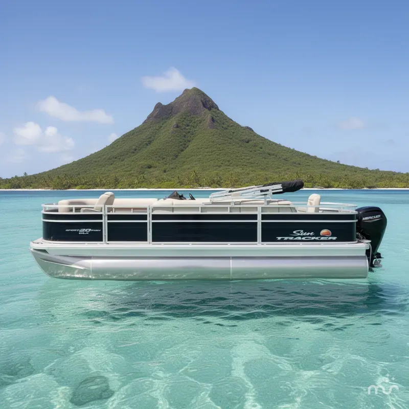 Slide: The Image of Sun Tracker SportFish 20 DLX 2025 - 2