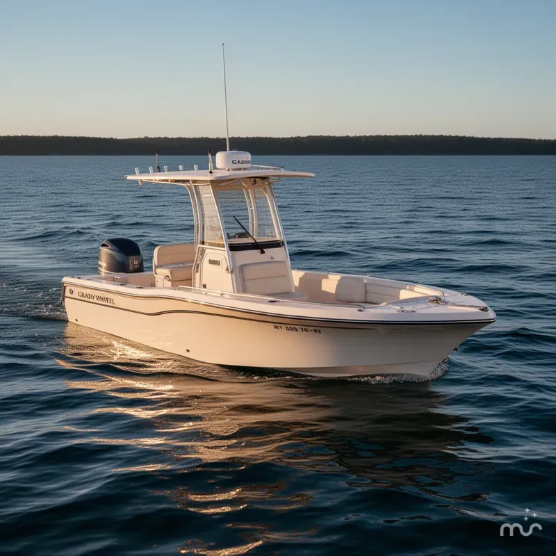 Slide: The Image of Grady-White Fisherman 236 2023 - 2