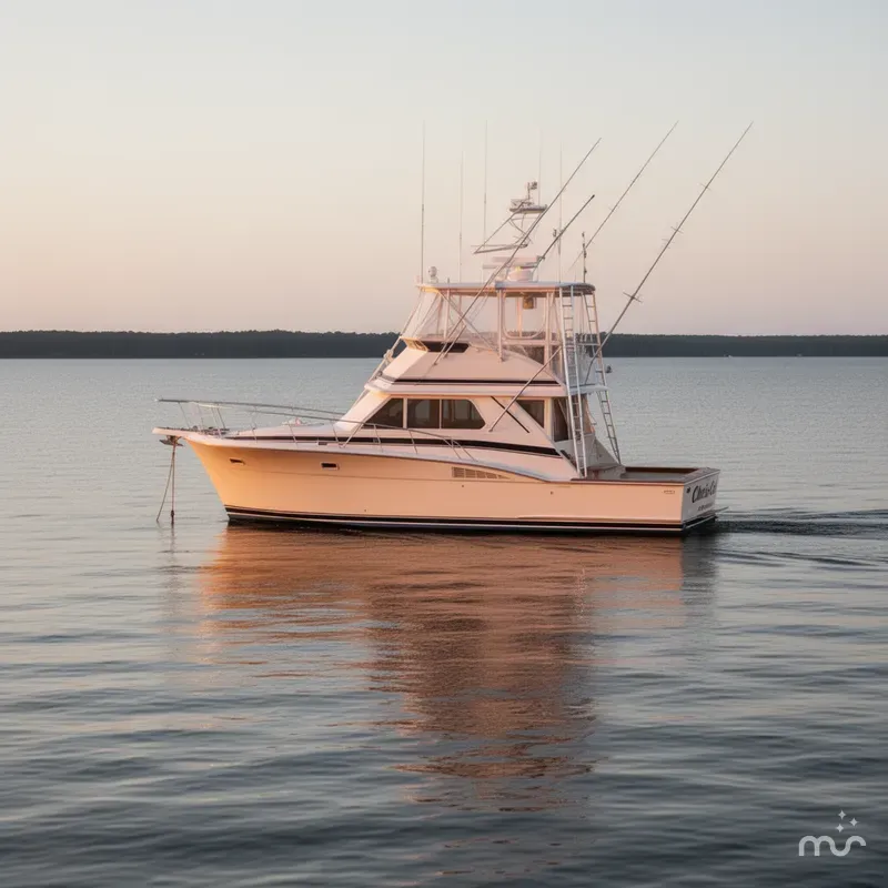 Slide: The Image of Chris-Craft 42 Tournament Fisherman 1987 - 2
