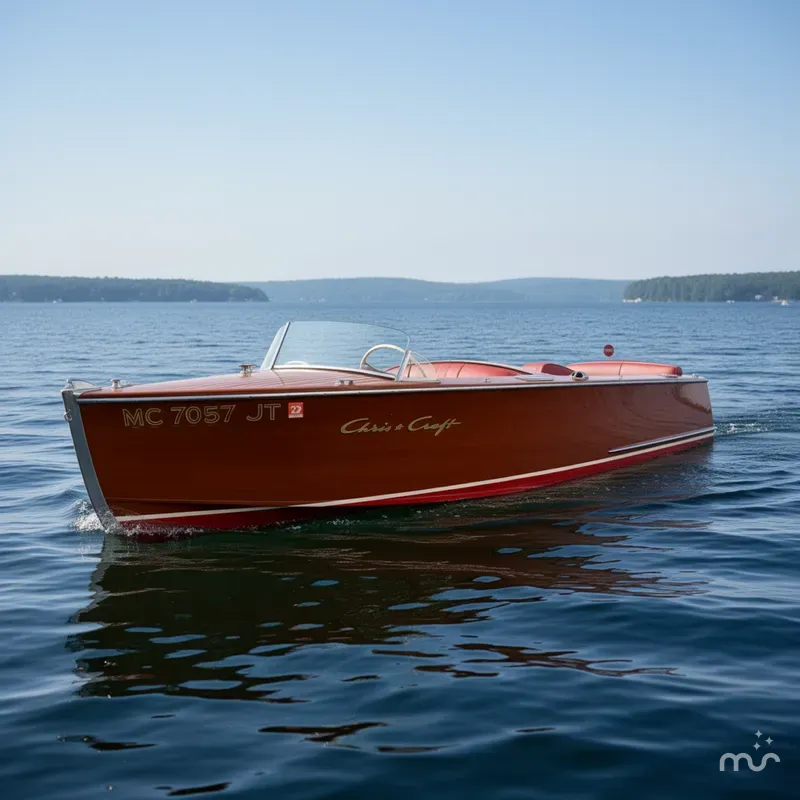 Slide: The Image of Chris-Craft 17’ Sportsman 1953 - 1