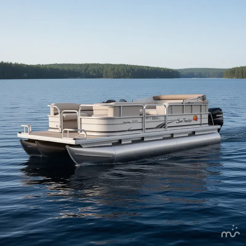 Slide: The Image of Sun Tracker PARTY BARGE 200 Classic Series 2008 - 1