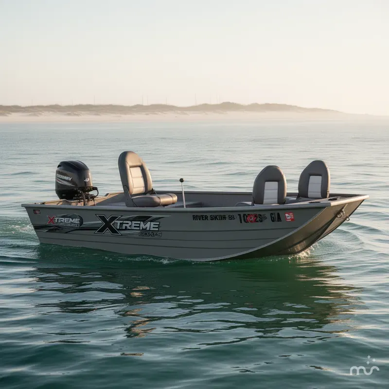 Slide: The Image of Xtreme Boats River Skiff 1442 SS 2021 - 0