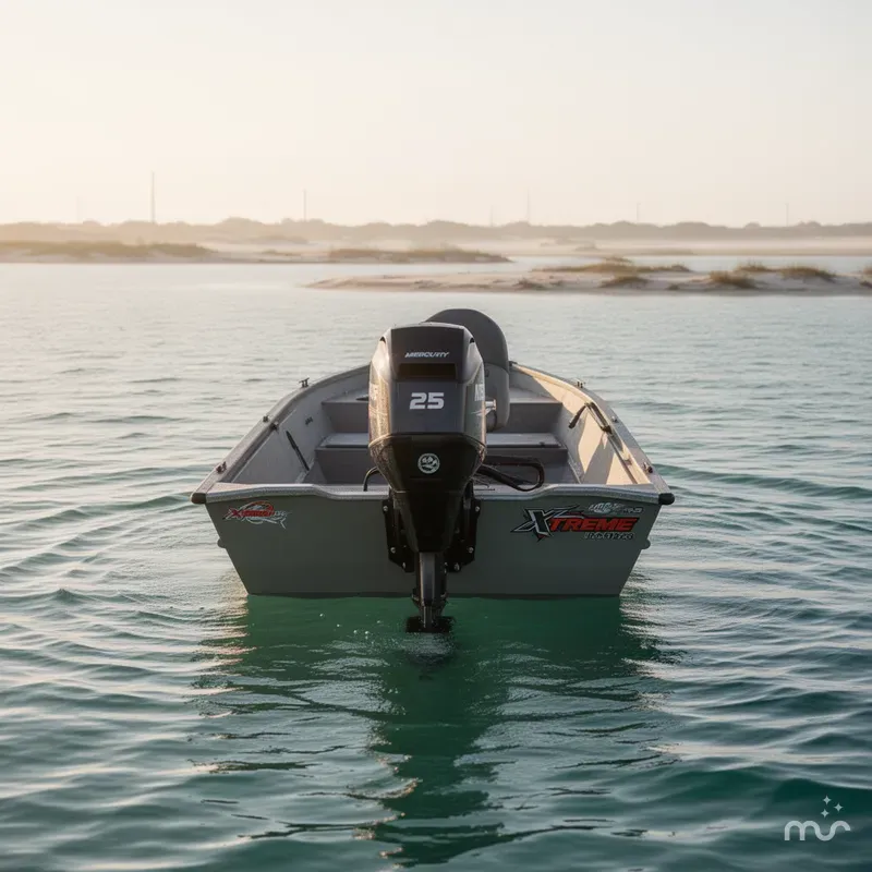 Slide: The Image of Xtreme Boats River Skiff 1442 SS 2021 - 2
