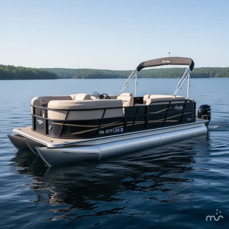 Slide: The Image of Bentley Pontoons 200 Bentley Cruise 2017 - 0