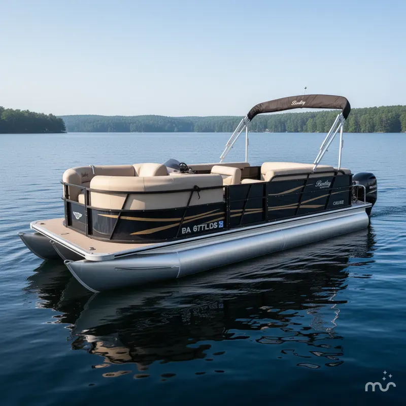 Slide: The Image of Bentley Pontoons 200 Bentley Cruise 2017 - 2