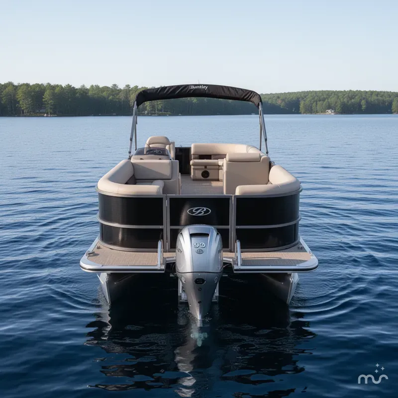 Slide: The Image of Bentley Pontoons LE 200 Cruise & Honda 90HP 4-Stroke EFI 2023 - 1