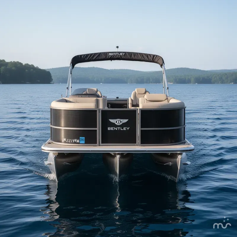 Slide: The Image of Bentley Pontoons LE 200 Cruise & Honda 90HP 4-Stroke EFI 2023 - 2