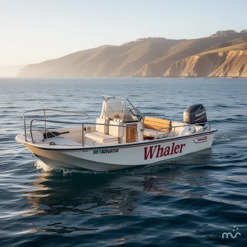 Slide: The Image of Boston Whaler 17 Montauk 1993 - 1