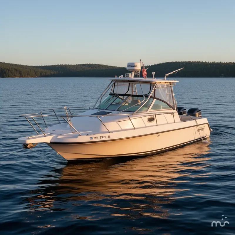 Slide: The Image of Boston Whaler 26 Conquest 2001 - 3