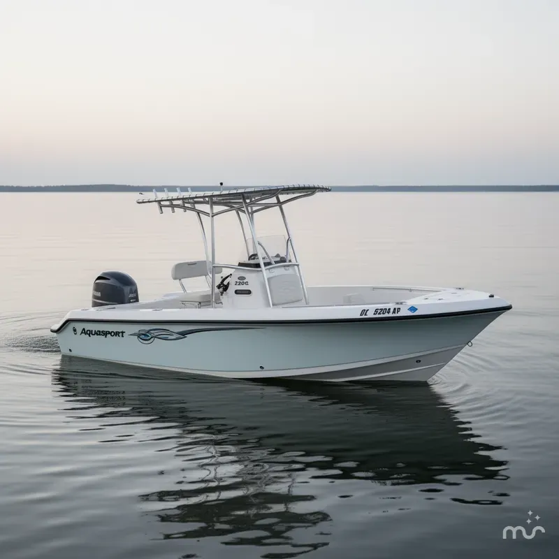 Slide: The Image of Aquasport 2200 Center Console 2024 - 0