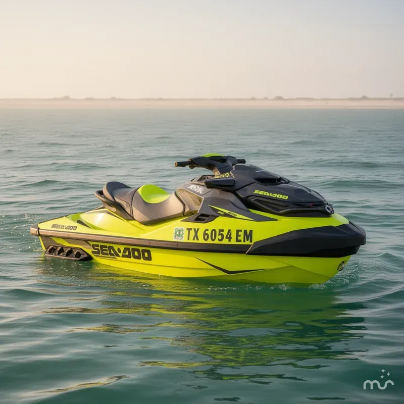 Slide: The Image of Sea-Doo RXT-X 300 Neon Yellow And Lava Grey 2019 - 0