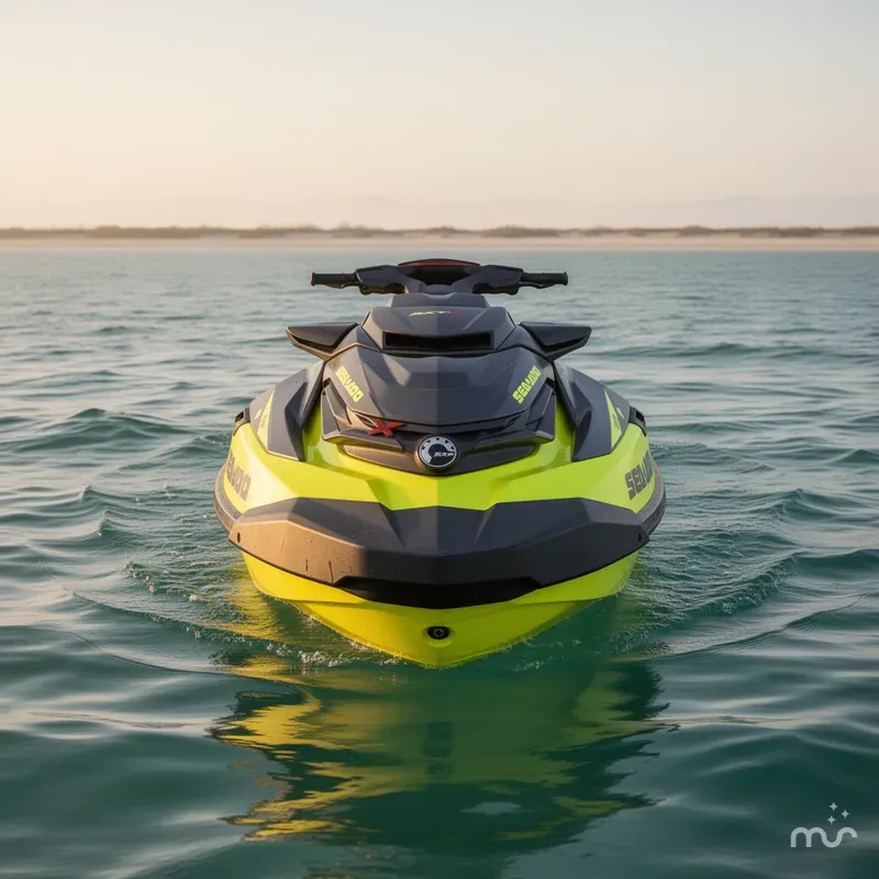 Slide: The Image of Sea-Doo RXT-X 300 Neon Yellow And Lava Grey 2019 - 1