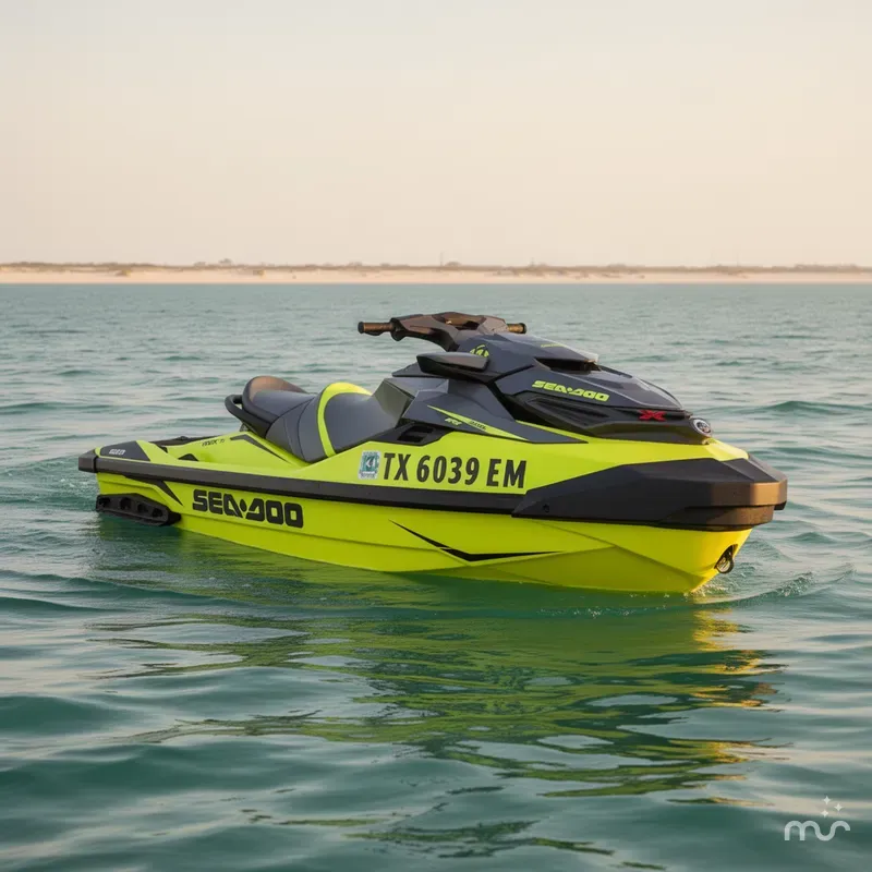 Slide: The Image of Sea-Doo RXT-X 300 Neon Yellow And Lava Grey 2019 - 0