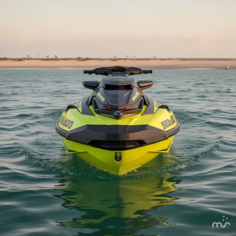 Slide: The Image of Sea-Doo RXT-X 300 Neon Yellow And Lava Grey 2019 - 2
