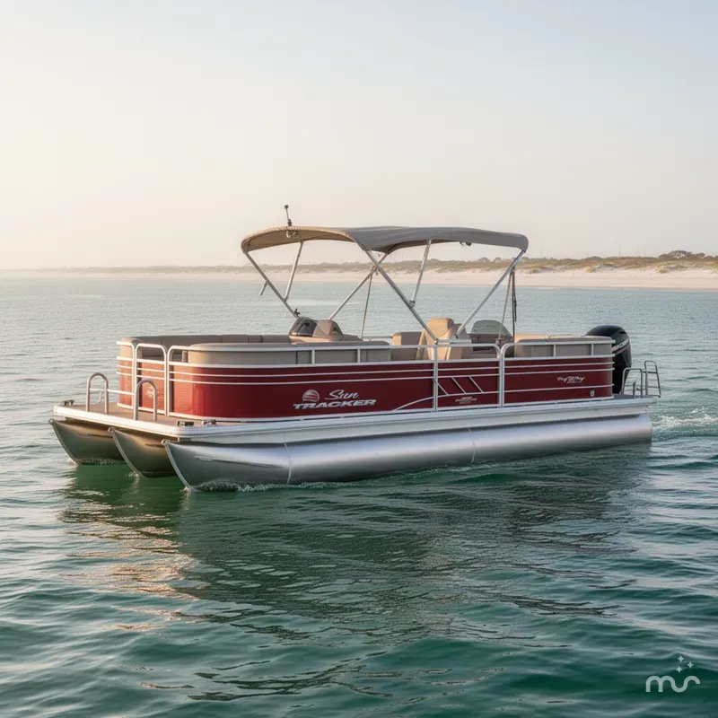 Slide: The Image of Tracker party barge 22 dlx 2023 - 0