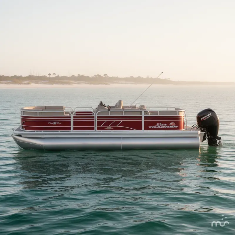 Slide: The Image of Tracker party barge 22 dlx 2023 - 1