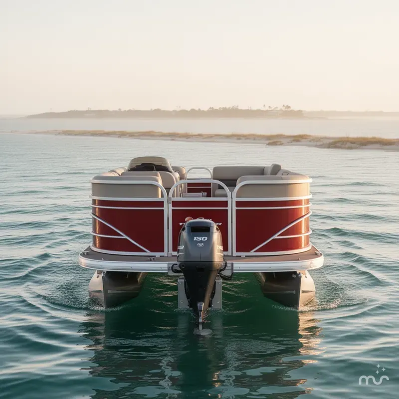 Slide: The Image of Tracker party barge 22 dlx 2023 - 2