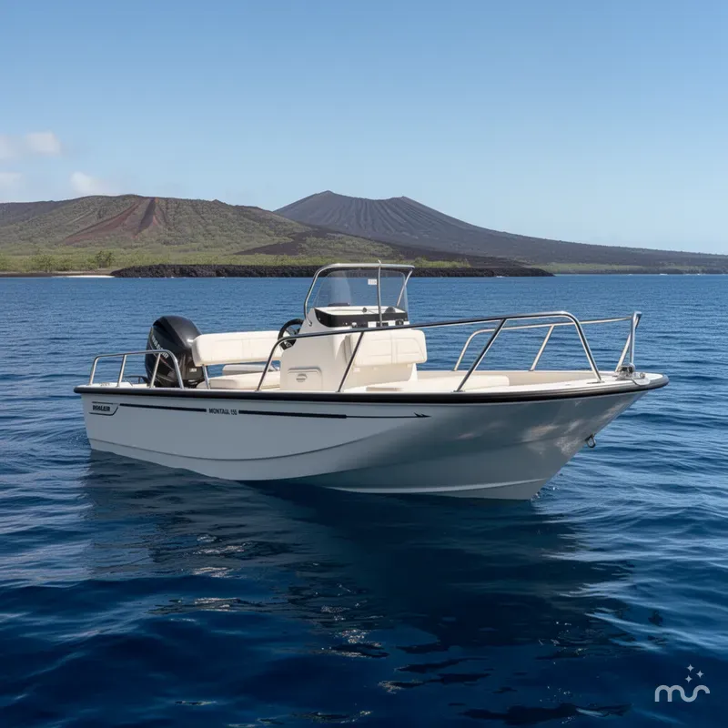 Slide: The Image of Boston Whaler 150 Montauk 2025 - 2