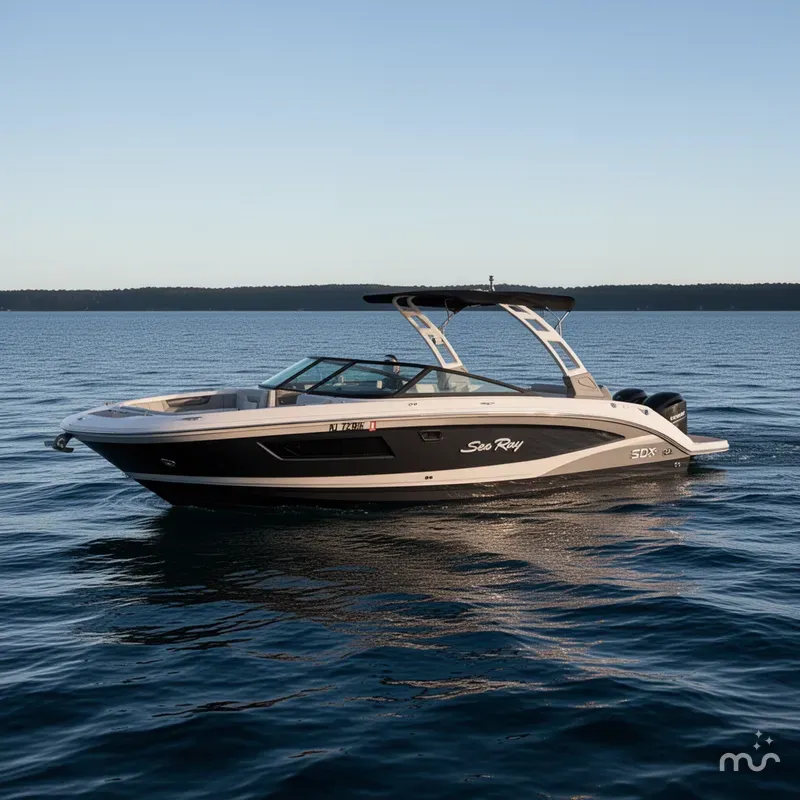 Slide: The Image of Sea Ray SDX 290 Outboard 2022 - 0