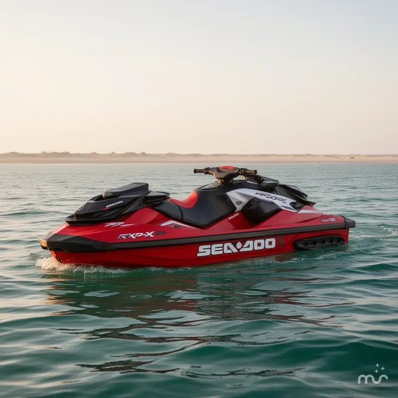 Slide: The Image of Sea-Doo RXP-X 325 Ibr Fiery Red Premium 2024 - 2