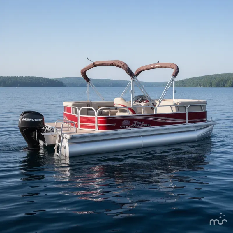 Slide: The Image of Sun Tracker Party Barge 20 DLX 2012 - 0