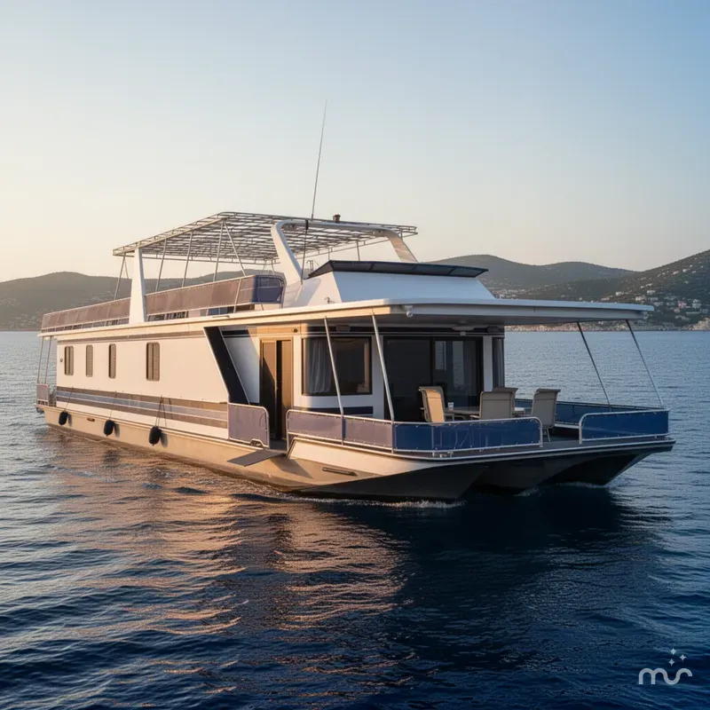 Slide: The Image of Stardust Cruisers 16x77 Houseboat 1998 - 2
