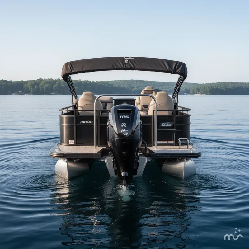 Slide: The Image of Tahoe LTZ 2485 Rear Fish & Mercury 115HP 4-Stroke EFI 2021 - 2