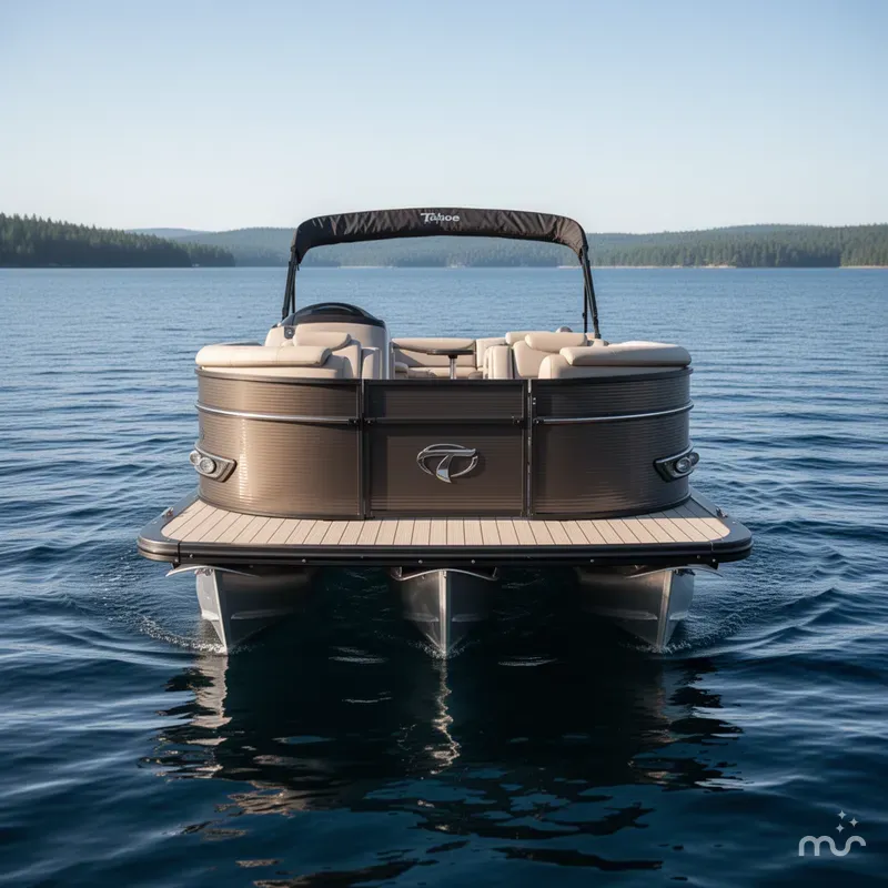 Slide: The Image of Tahoe Cascade 2385 Cruise Tritoon & Honda 200HP 4-Stroke 2020 - 1