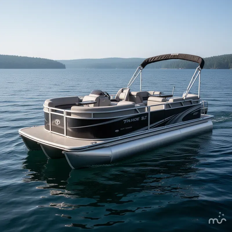 Slide: The Image of Tahoe SLT 18' Quad Lounge & Honda 60HP 4-Stroke EFI 2021 - 0