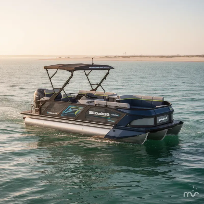 Slide: The Image of Sea-Doo Switch™ Cruise Limited 21 - 230 Hp Galvanized 2025 - 0