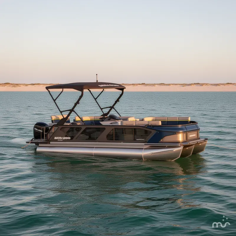 Slide: The Image of Sea-Doo Switch™ Cruise Limited 21 - 230 Hp Galvanized 2025 - 2