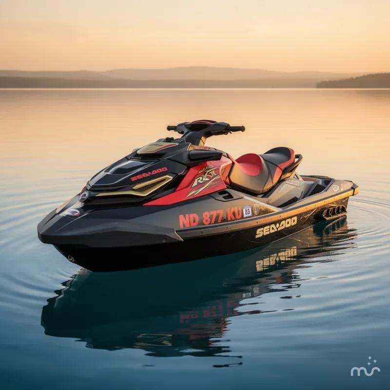 Slide: The Image of Sea-Doo RXT-X 300 IBR & Sound System Eclipse Black And L 2019 - 0